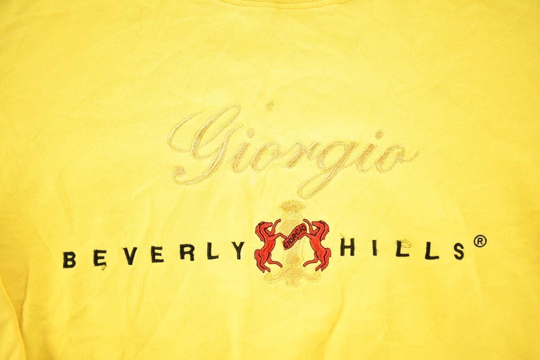 Vintage 1990s Giorgio Beverly Hills Crewneck Sweatshirt Men's L - Image 3