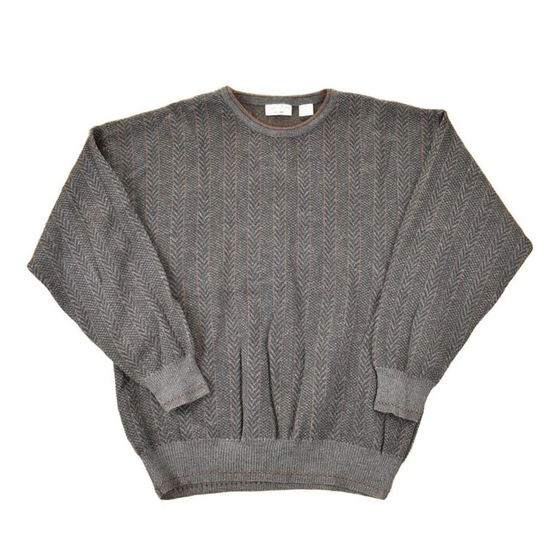 Vintage 1990s Giorgio Di Firenze Wool Knit Crewneck Sweater Men's XL