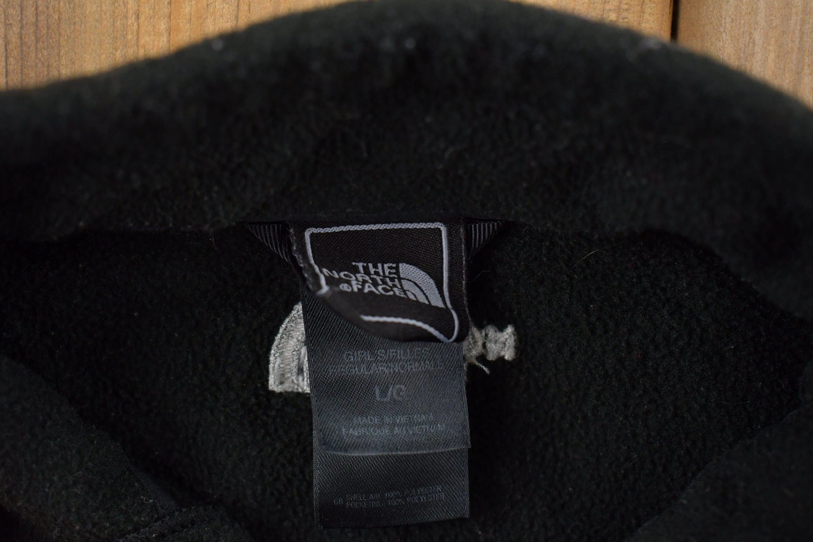 Vintage 1990s Girls The North Face Full Zip Fleece Sweater Men's Large - Image 3