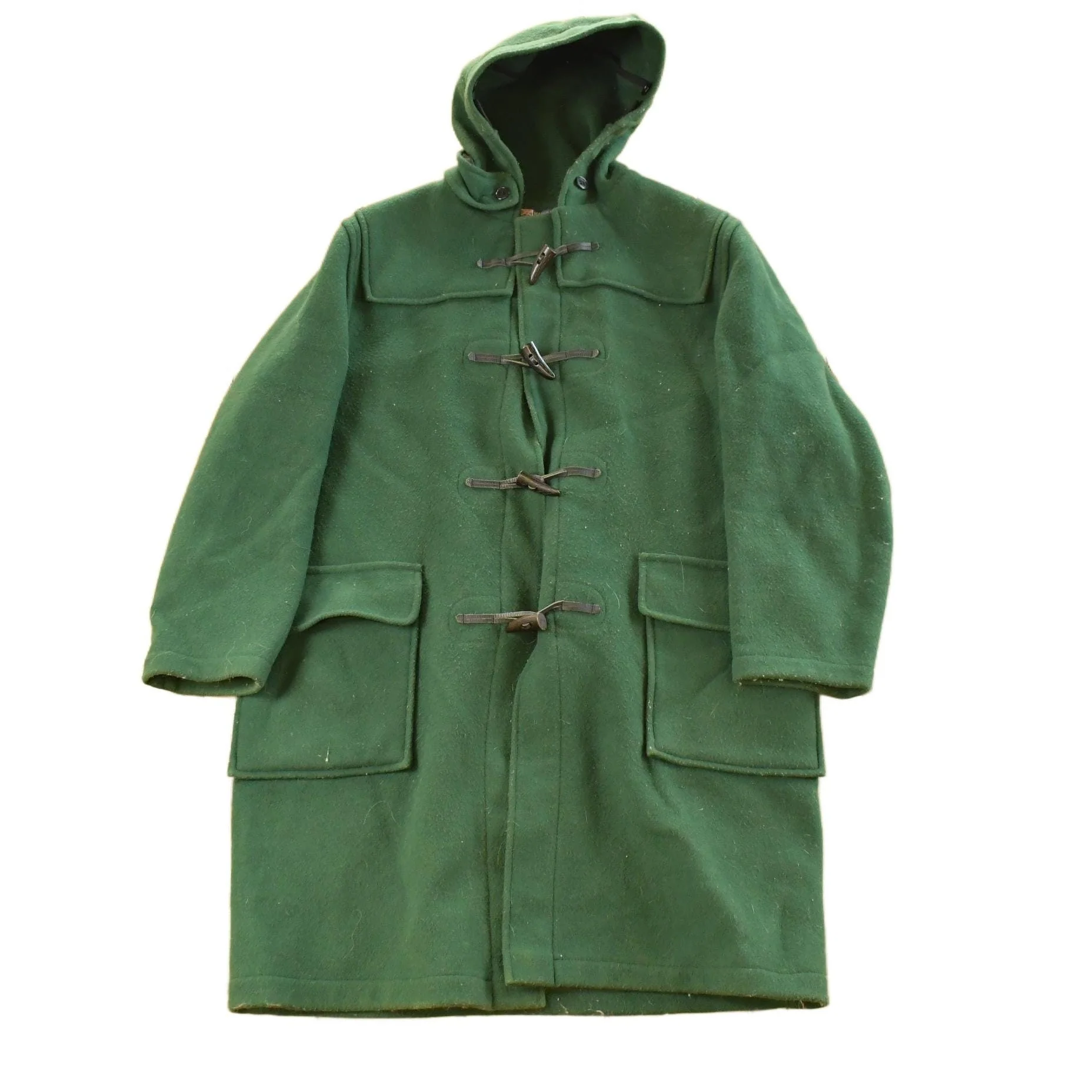 Vintage 1990s Gloverall Wool Duffle Coat Made In England Men's Large