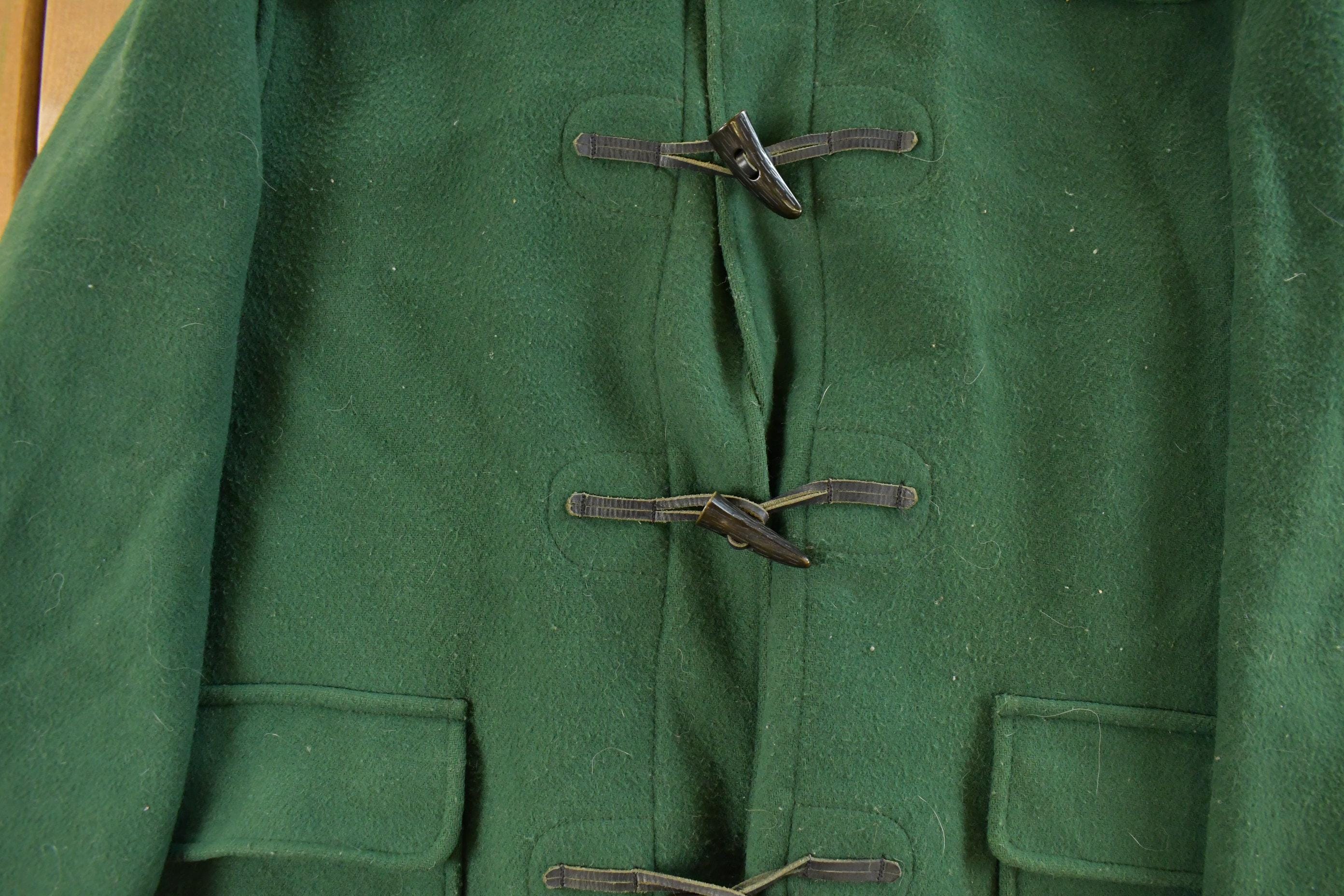 Vintage 1990s Gloverall Wool Duffle Coat Made In England Men's Large - Image 3