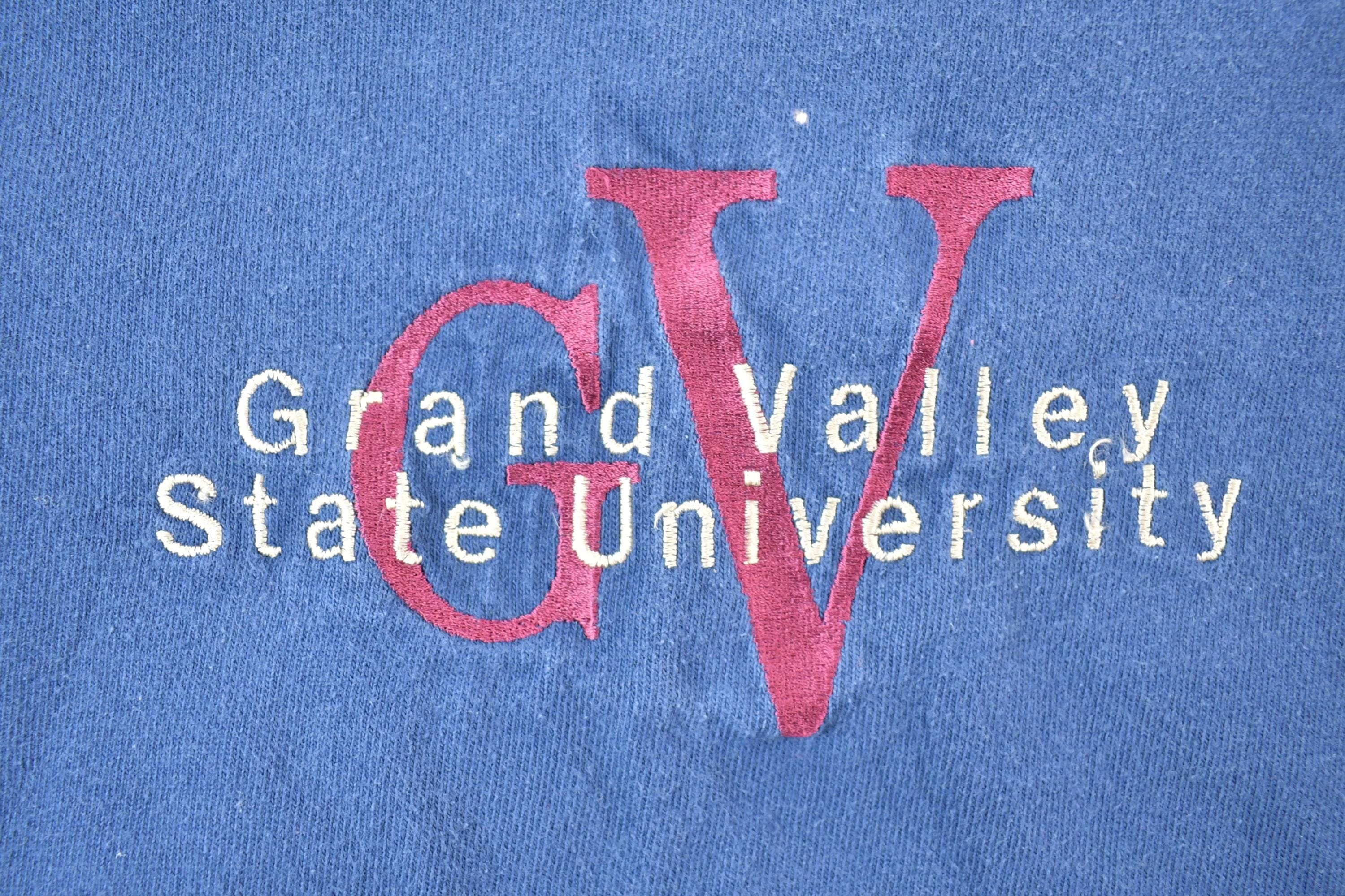 Vintage 1990s Grand Valley State J America University Collegiate T-Shirt Men's Large - Image 3