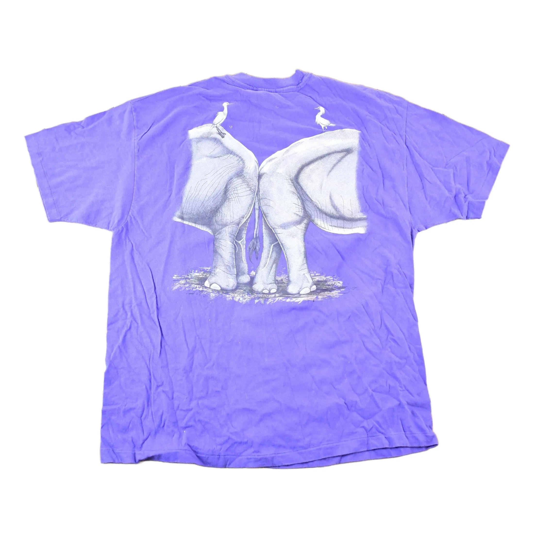 Vintage 1990s Grant's Farm elephants FAB Souvenir T-Shirt Mens L