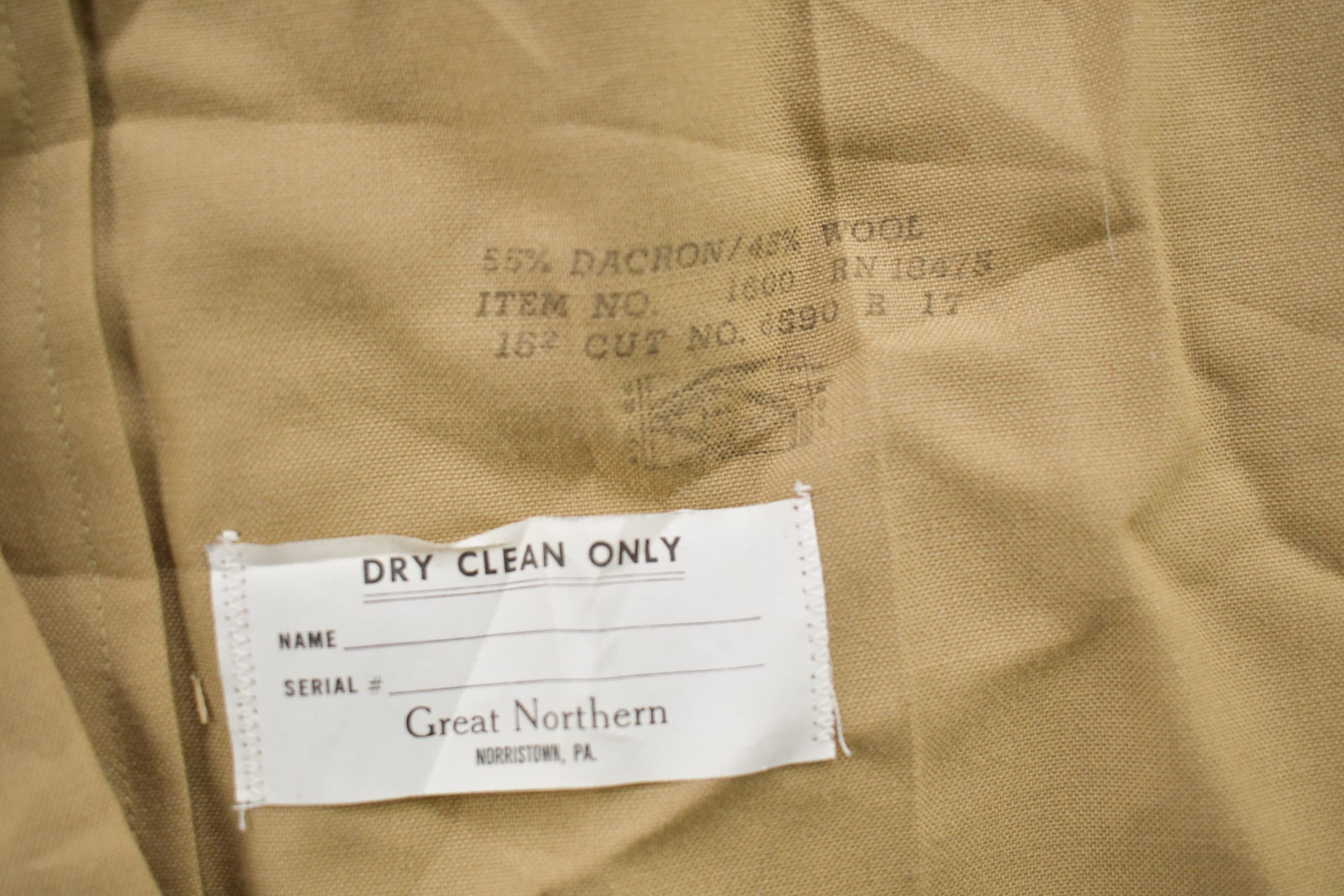 Vintage 1990s Great Northern USMC Blank Button Up Military Shirt Men's MMen's Medium - Image 4