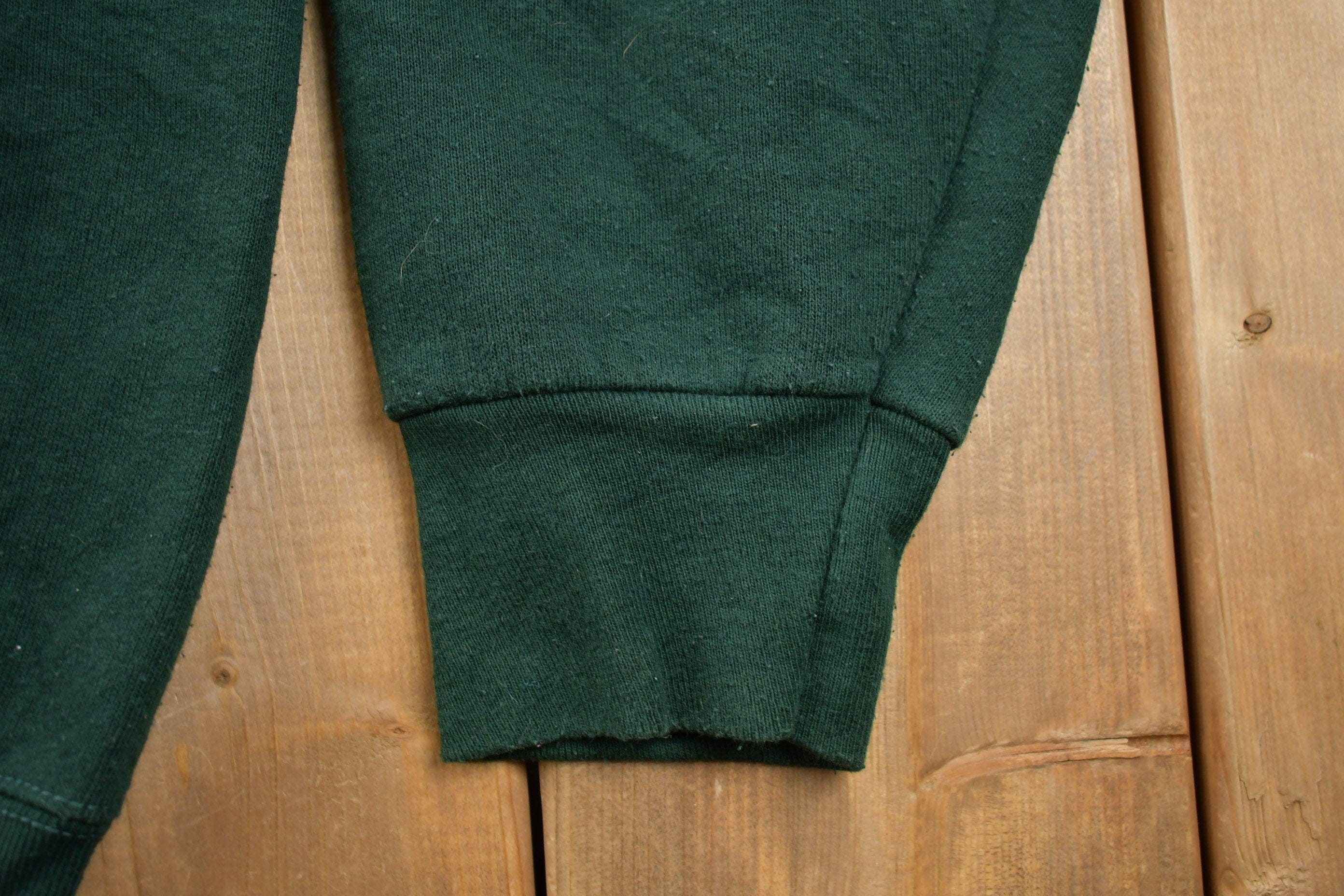 Vintage 1990s Green Bay Packers In 6 Days God Created the Heavens and the Earth Crewneck Sweatshirt Men's 2XL - Image 6