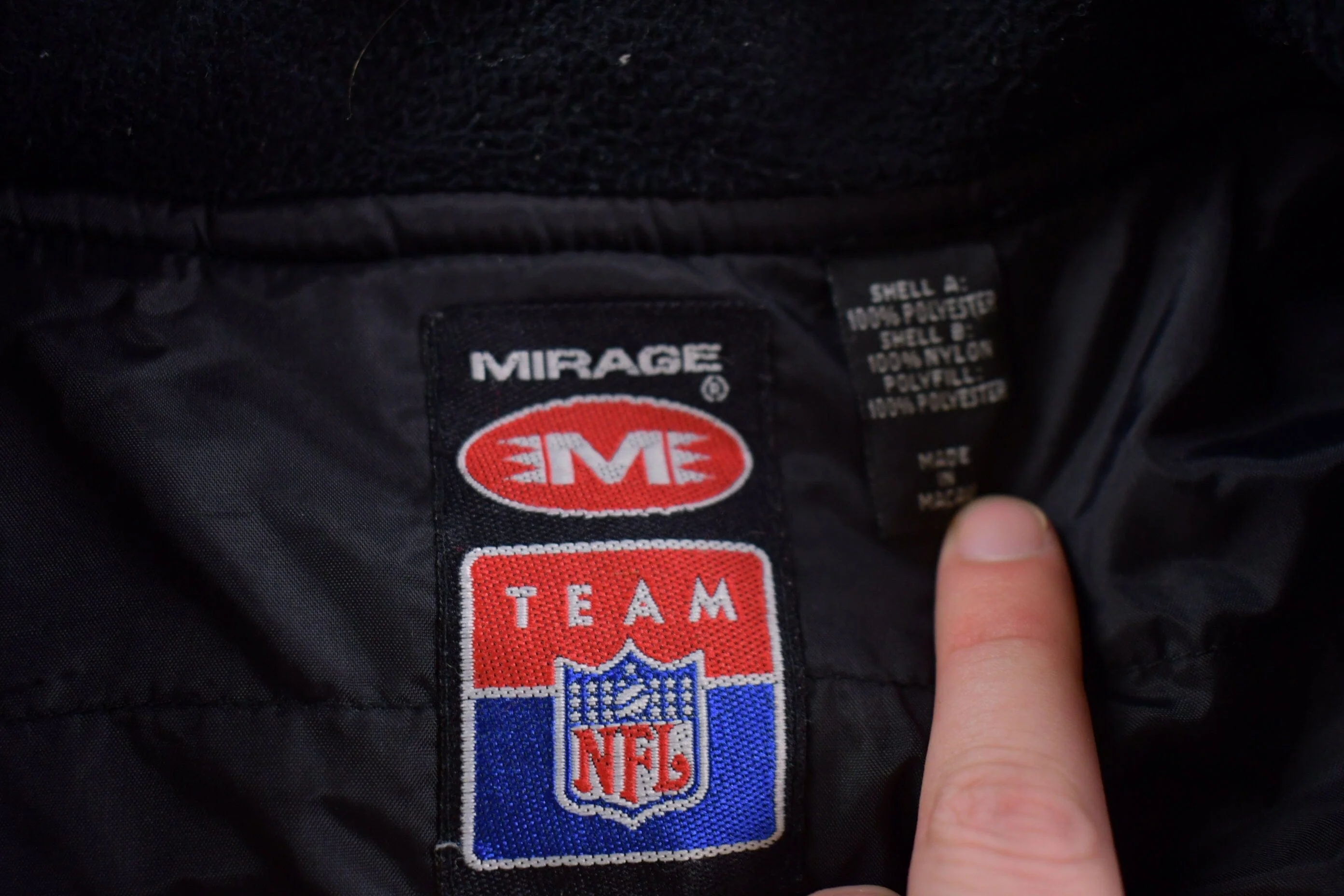 Vintage 1990s Green Bay Packers Mirage NFL Zip Fleece Jacket Men's 2XL - Image 3