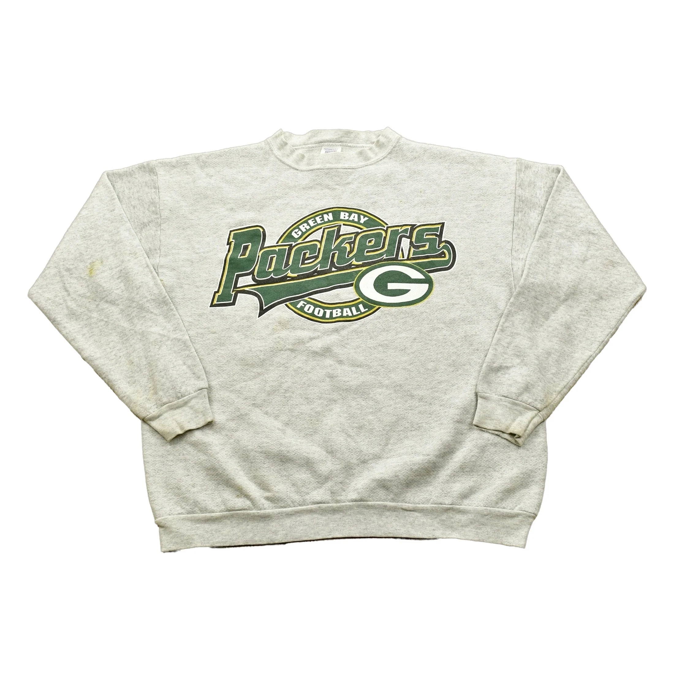 Vintage 1990s Greenbay Packers Crewneck Sweatshirt Men's Medium