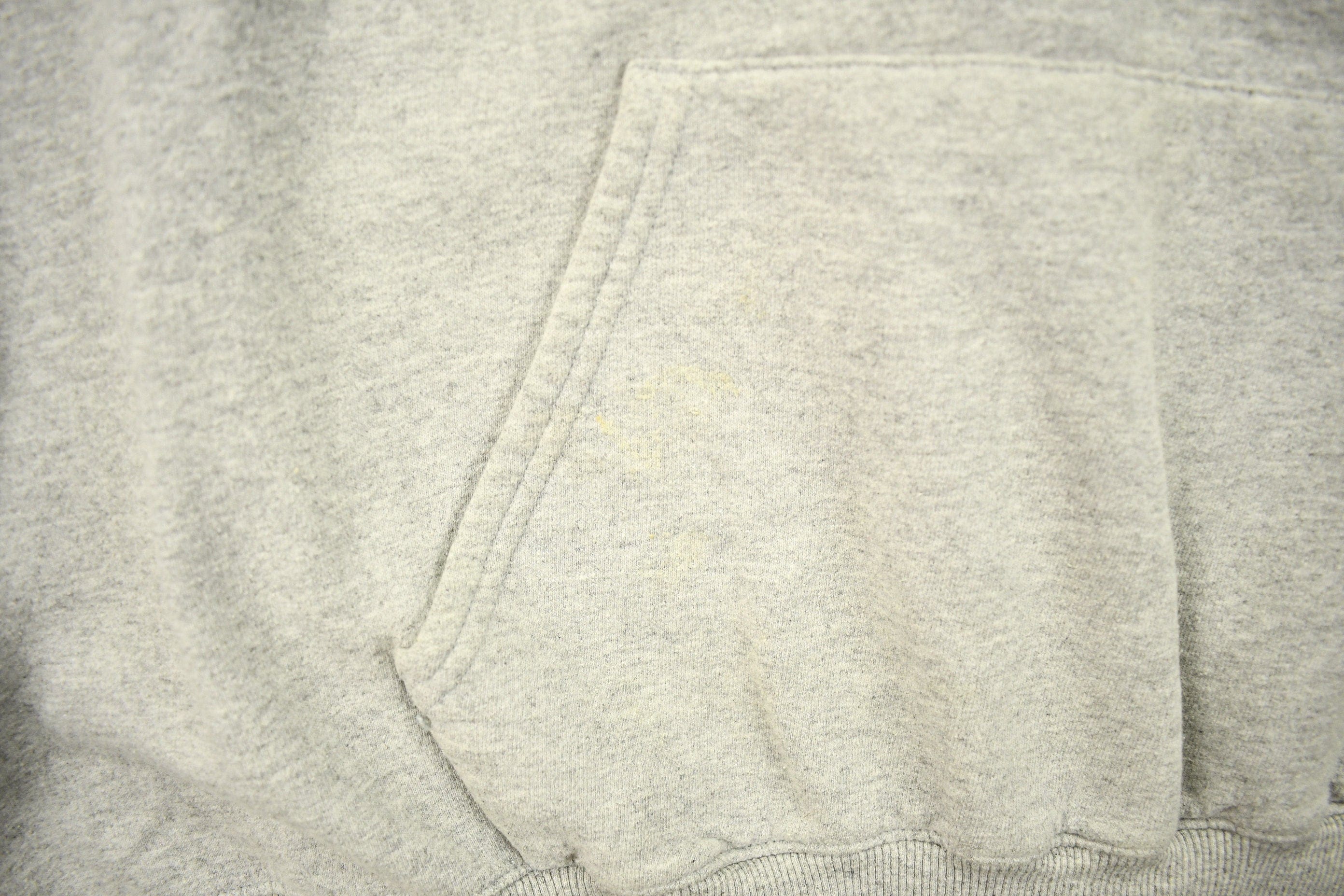 Vintage 1990s Grey Champion Small Logo Hoodie Men's 2XL - Image 4
