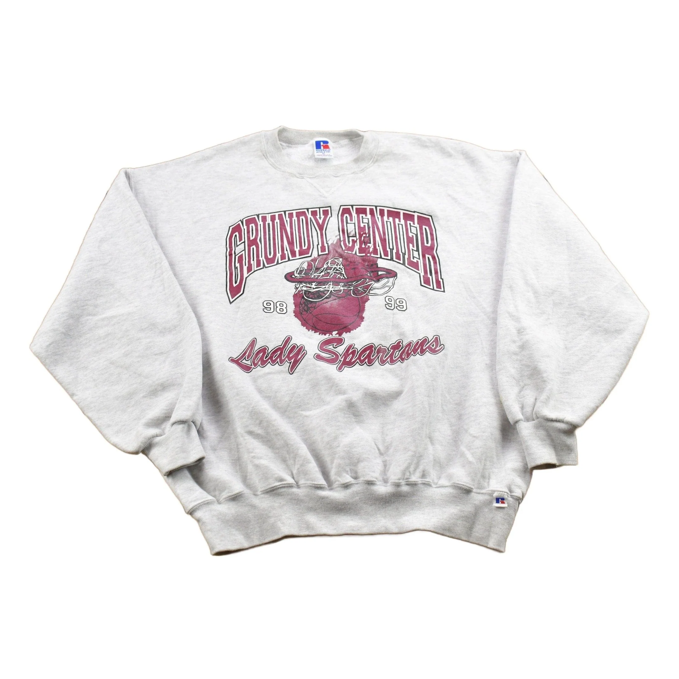 Vintage 1990s Grundy Center University Of Michigan Lady Spartans Collegiate Crewneck Men's MMen's Medium