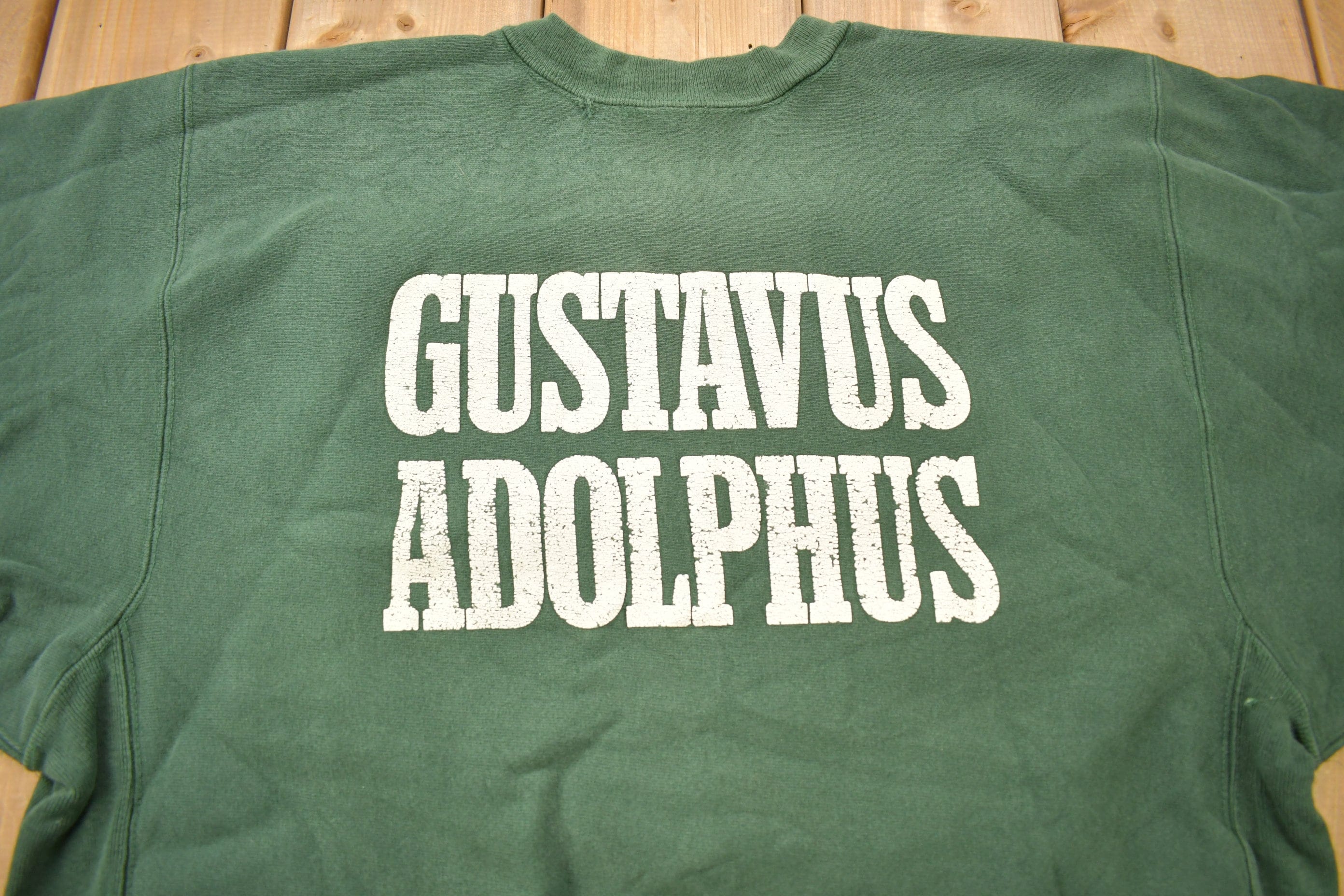 Vintage 1990s Gustavus Adolphus College Champion Reverse Weave Sweatshirt Men's 2XL - Image 3