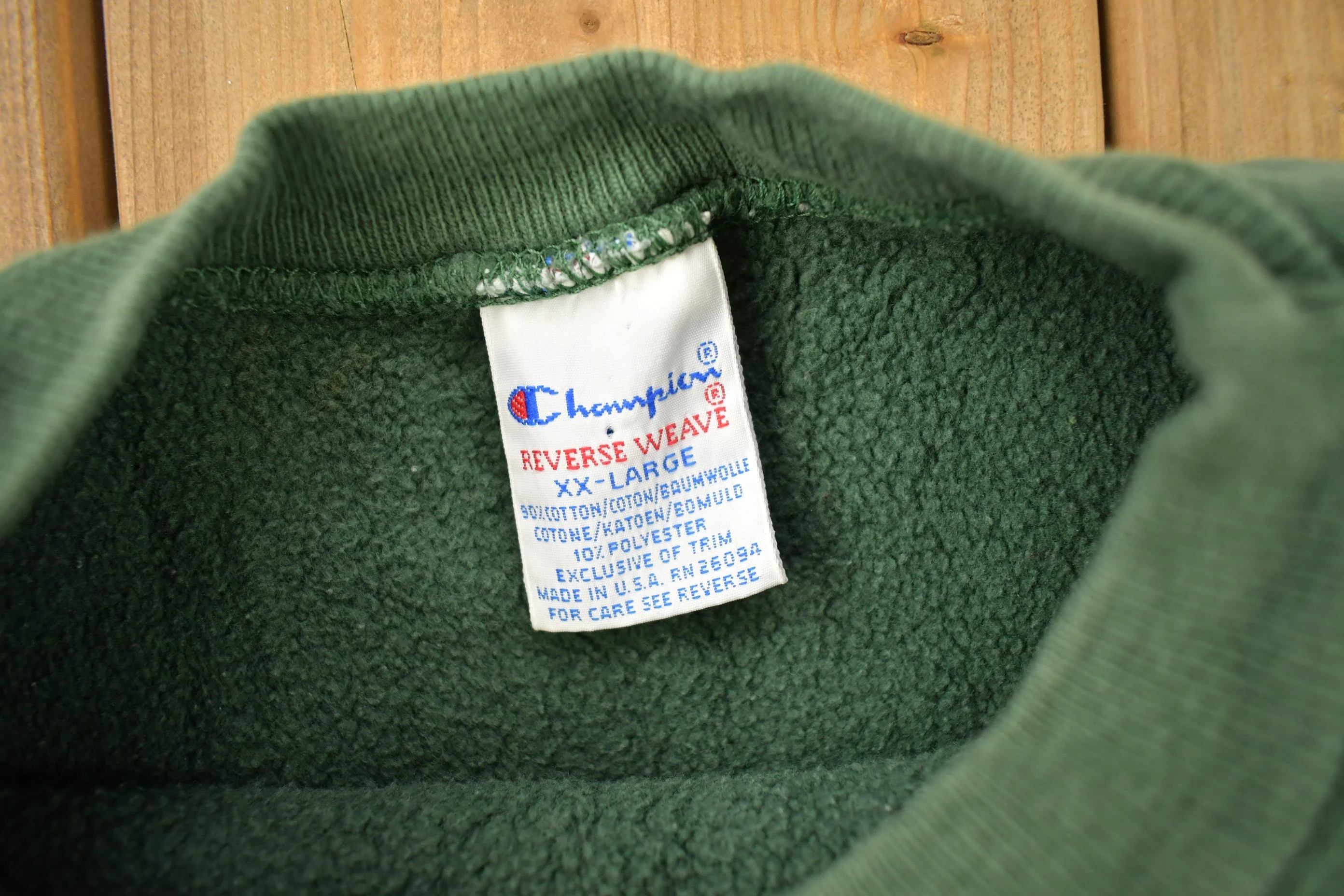 Vintage 1990s Gustavus Adolphus College Champion Reverse Weave Sweatshirt Men's 2XL - Image 6
