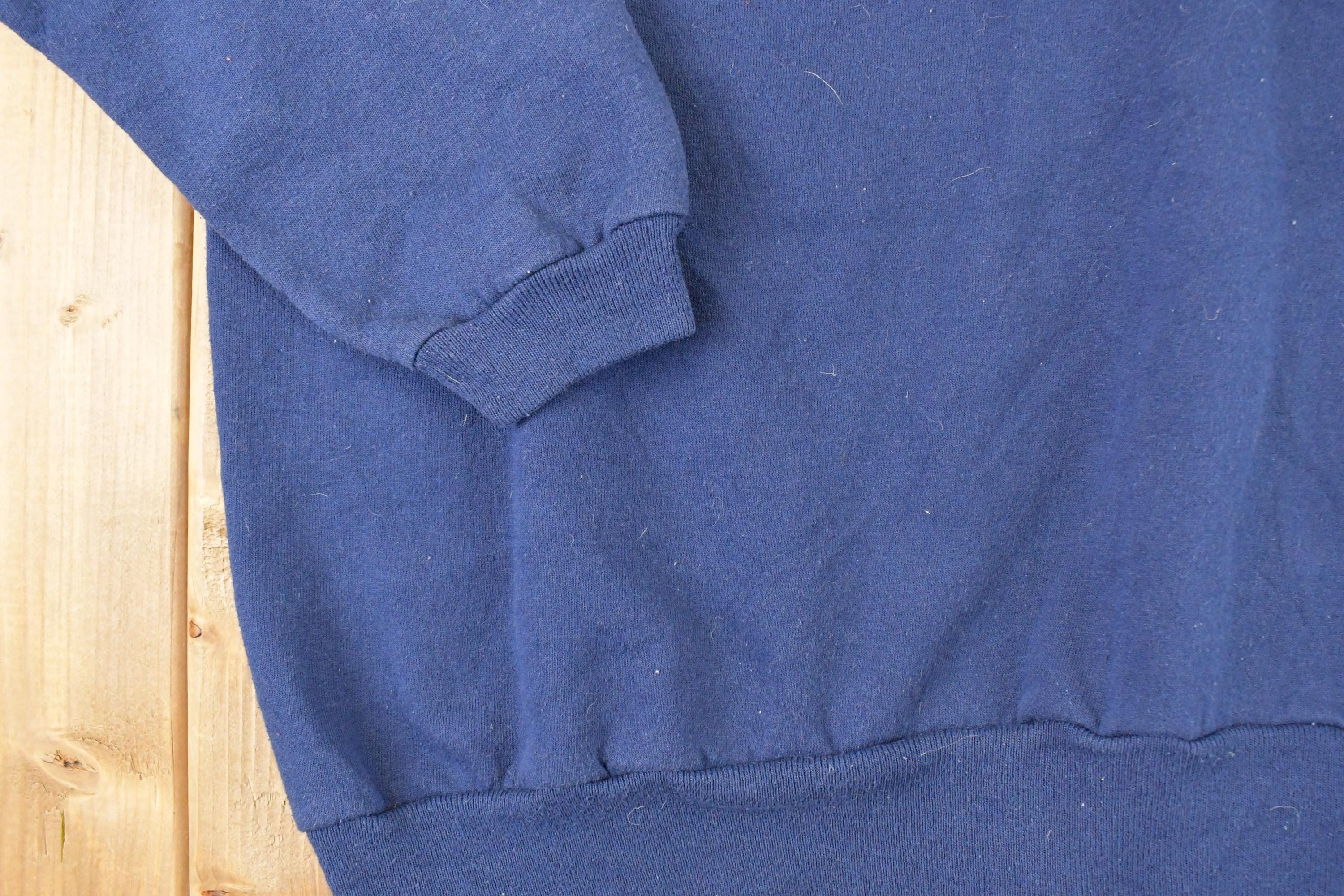 Vintage 1990s Hanes Her Way Blank Crewneck Sweatshirt Womens XL - Image 3