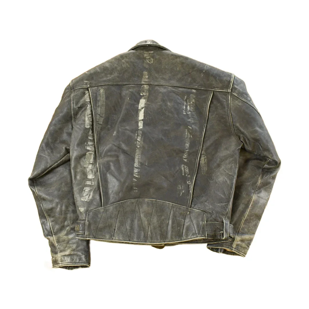 Vintage 1990s Harley Davidson Leather Biker Jacket Men's Small - Image 2