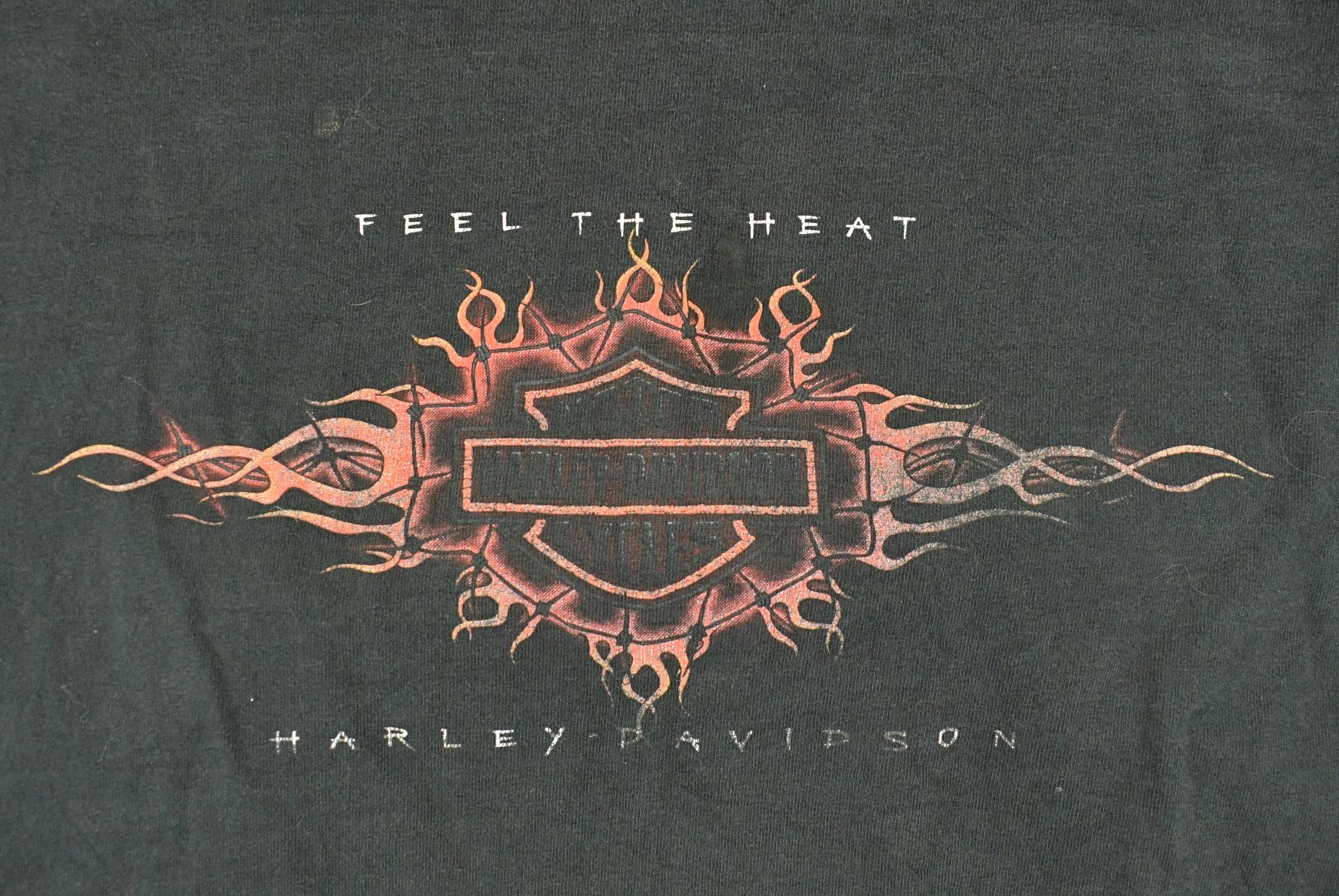 Vintage 1990s Harley Davidson Motorcycles Long Sleeve T-Shirt Men's 3XL - Image 3