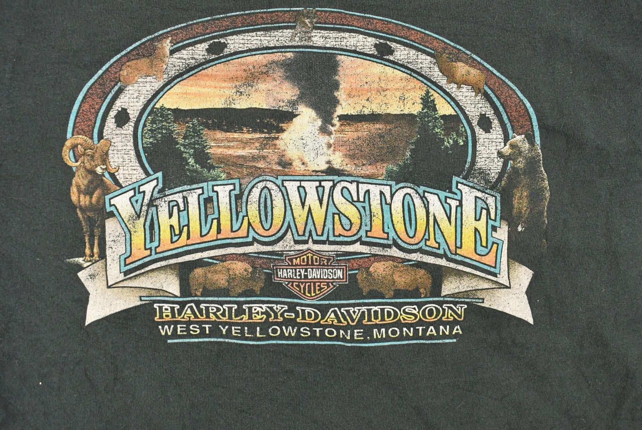 Vintage 1990s Harley Davidson Motorcycles Long Sleeve T-Shirt Men's 3XL - Image 7