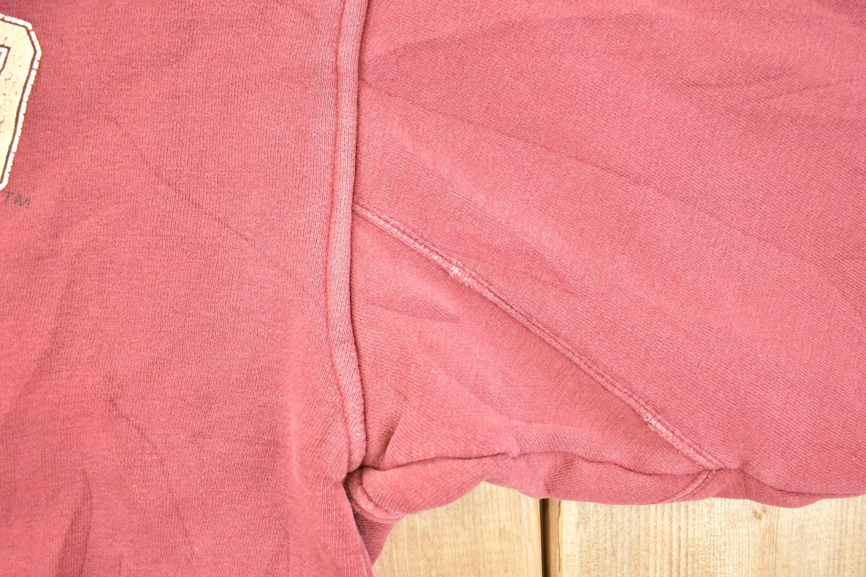 Vintage 1990s Harvard Crimson University Crewneck Sweater Men's L - Image 5