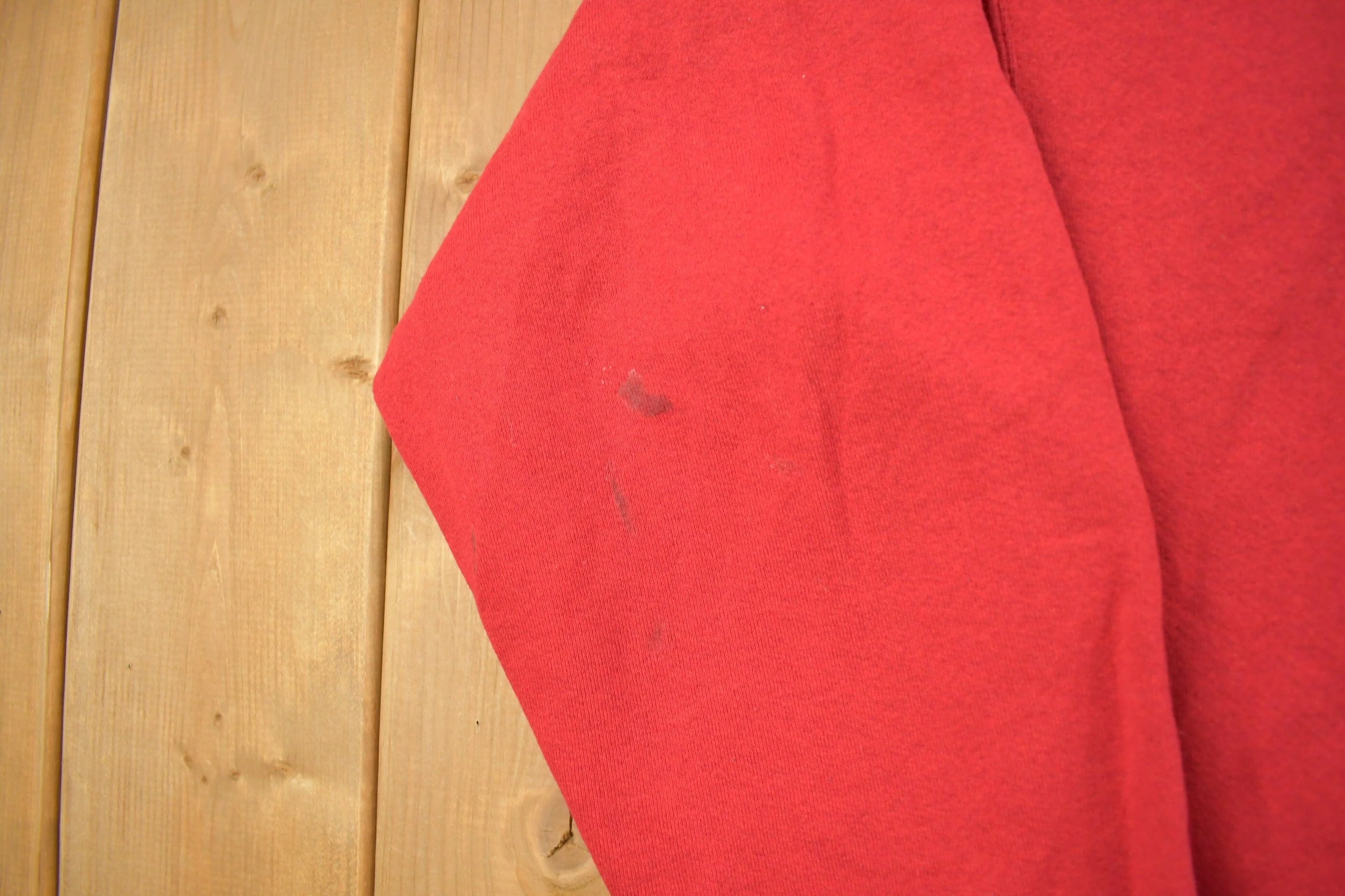 Vintage 1990s Harvard University Crimson Collegiate Heavy Weight Crewneck Men's XL - Image 4