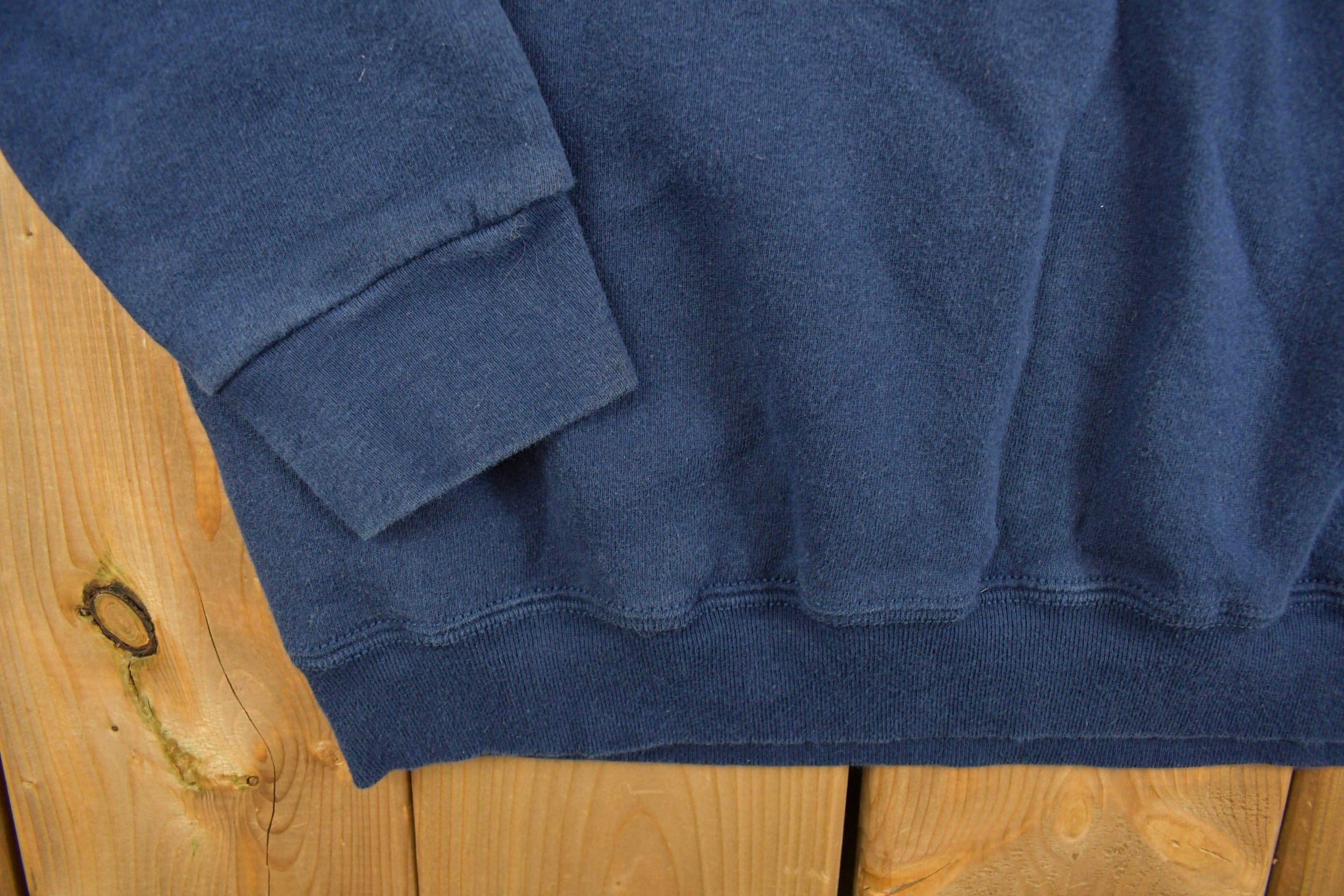 Vintage 1990s Haslett Vikings High School Collegiate Crewneck Men's Large - Image 4