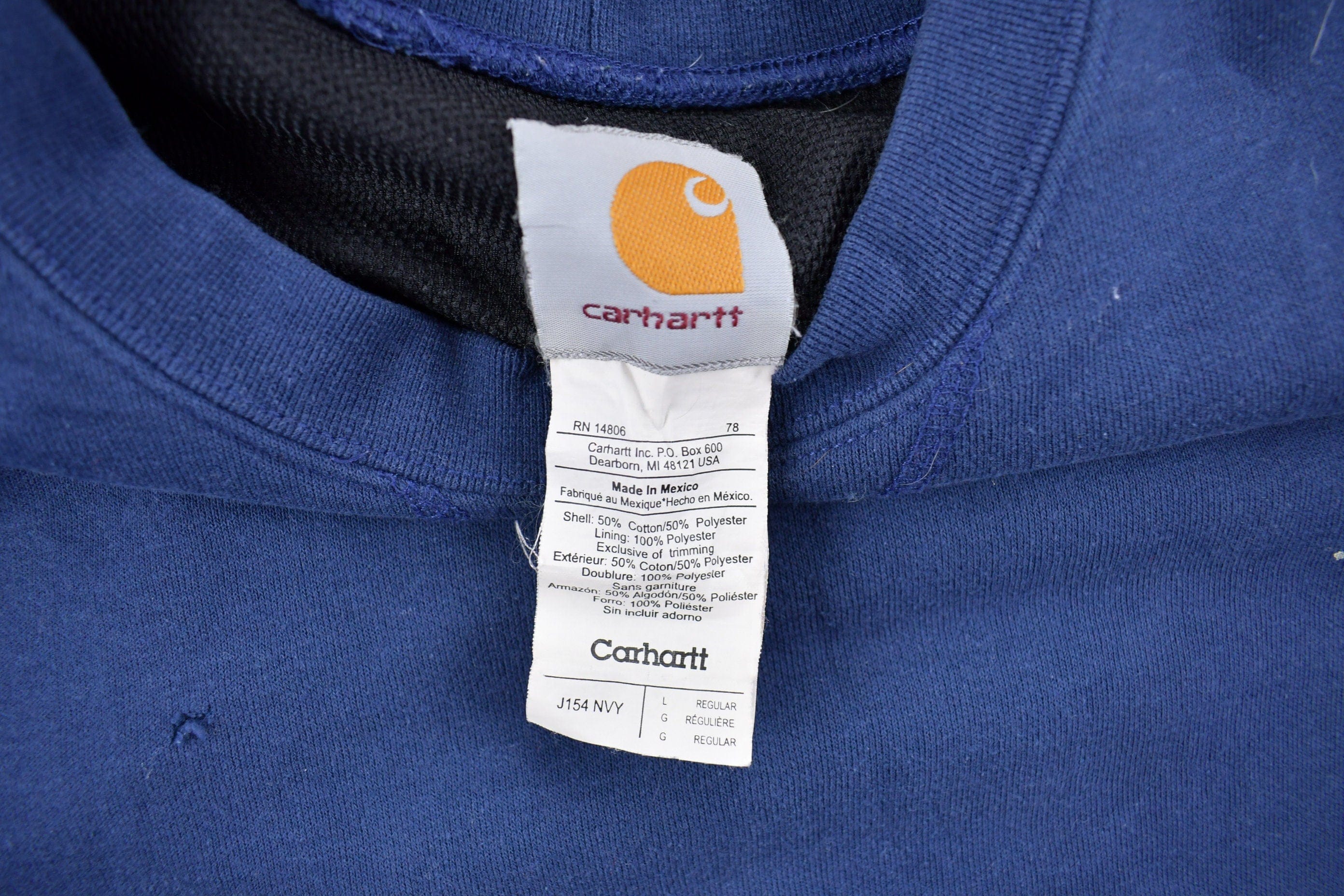 Vintage 1990s Heavy Weight Carhartt Crewneck Sweatshirt Men's XL - Image 6