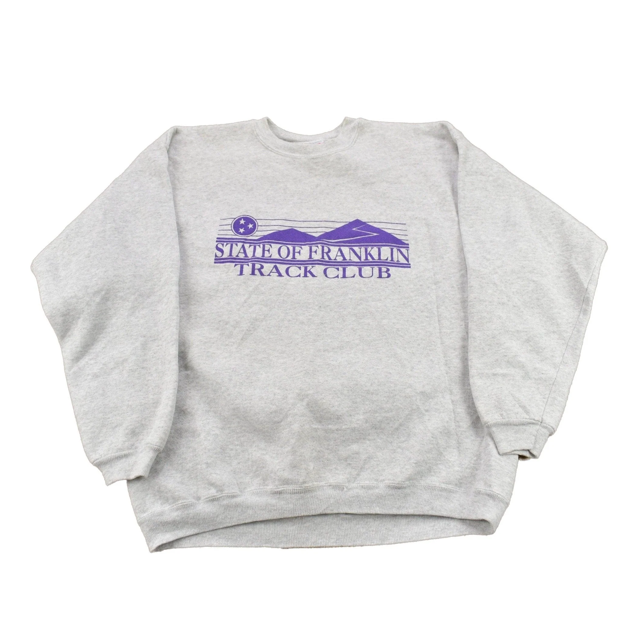 Vintage 1990s Heavyweight State of Franklin Track Club Men's Medium