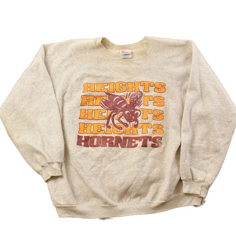 Vintage 1990s Heights Hornets Crewneck Sweatshirt Men's Large