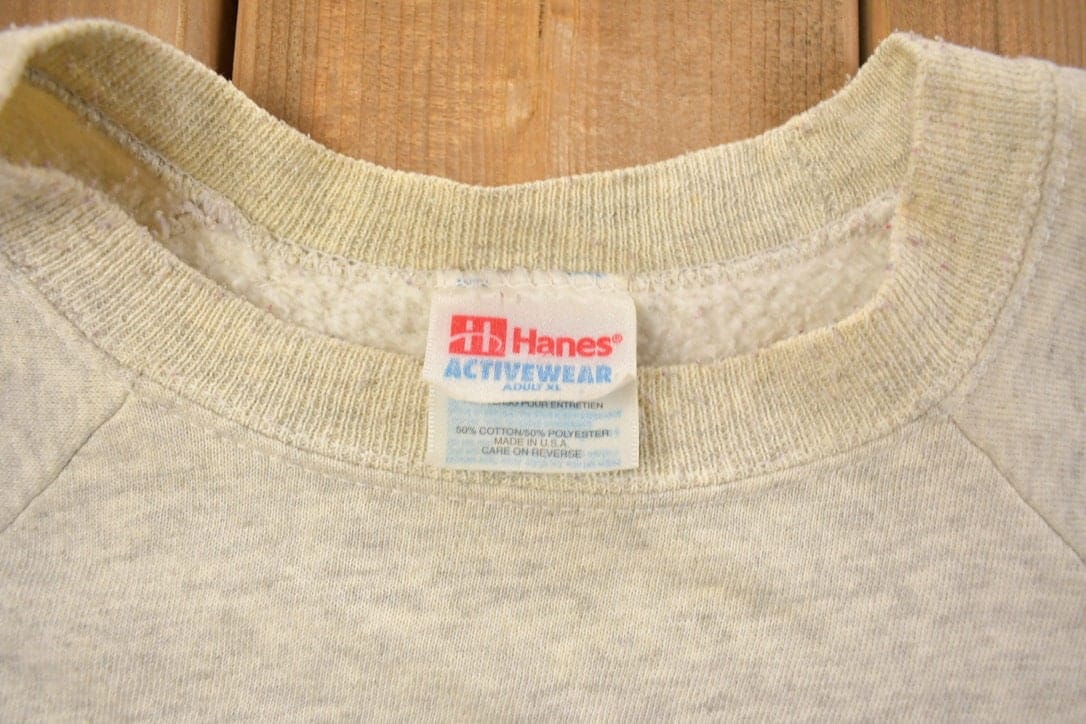 Vintage 1990s Heights Hornets Crewneck Sweatshirt Men's Large - Image 4