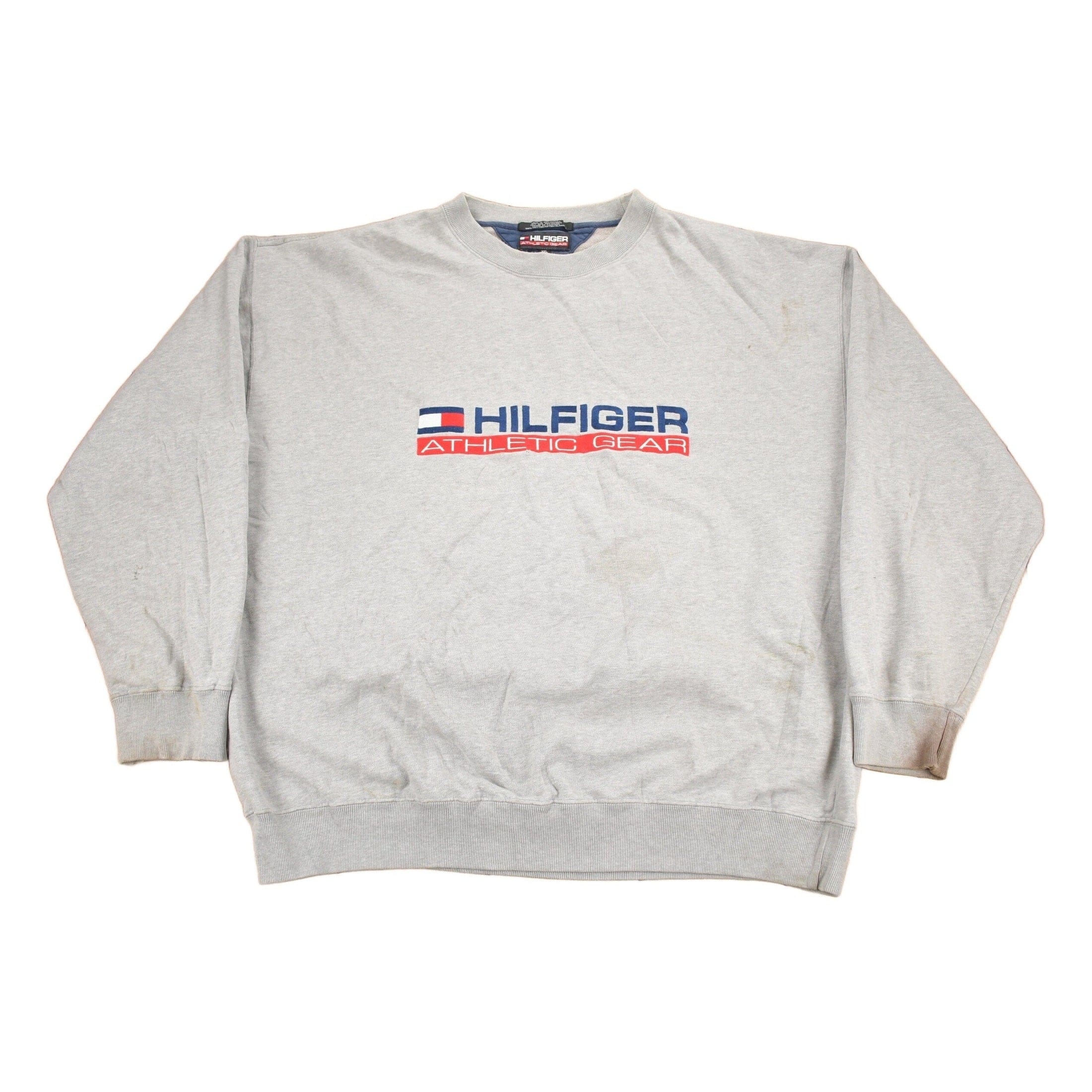 Vintage 1990s Hilfiger Athletic Gear Crewneck Sweatshirt Men's 2XL