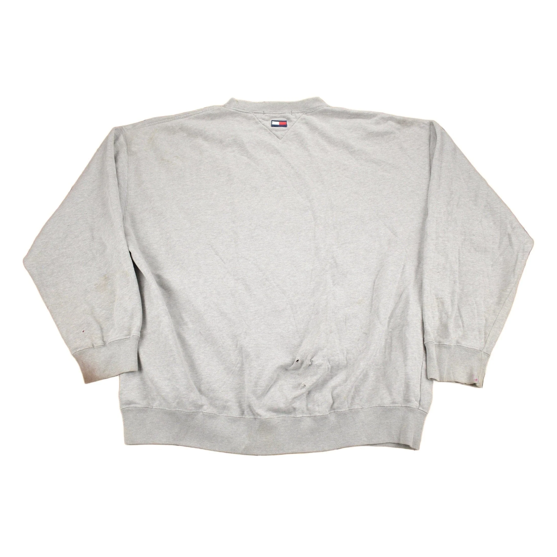 Vintage 1990s Hilfiger Athletic Gear Crewneck Sweatshirt Men's 2XL - Image 2