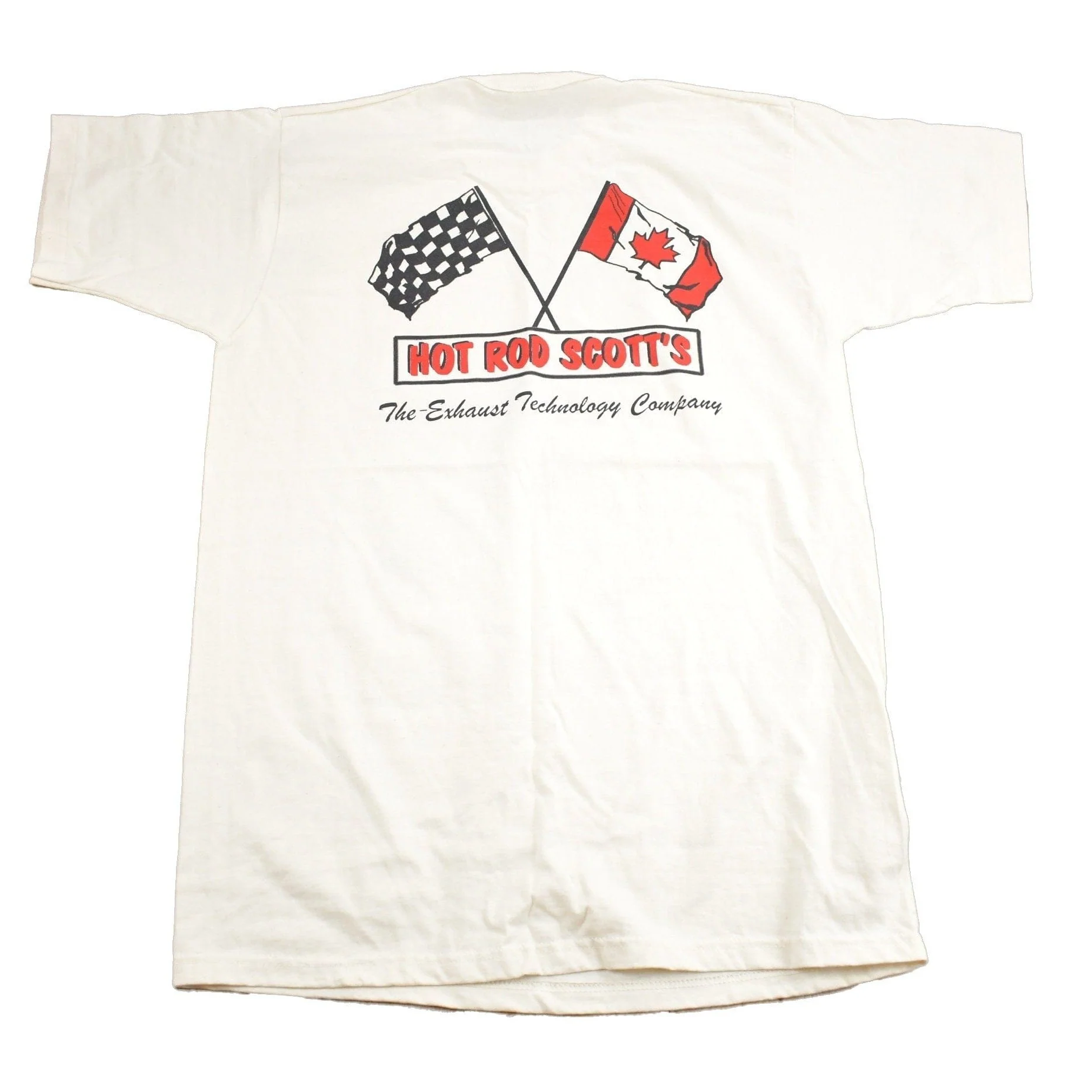 Vintage 1990s Hot Rod Scott's Graphic T Shirt Men's Large - Image 2