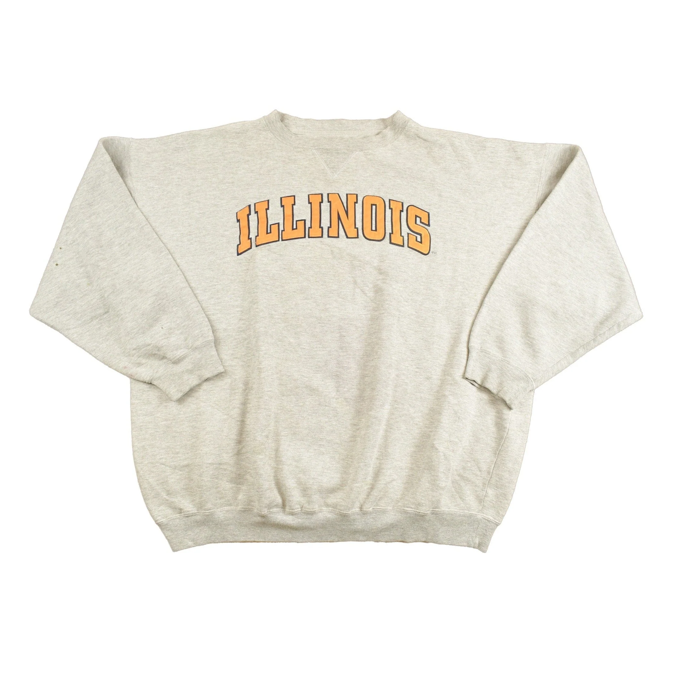 Vintage 1990s Illinois Champs Collegiate Crewneck Men's 2XL