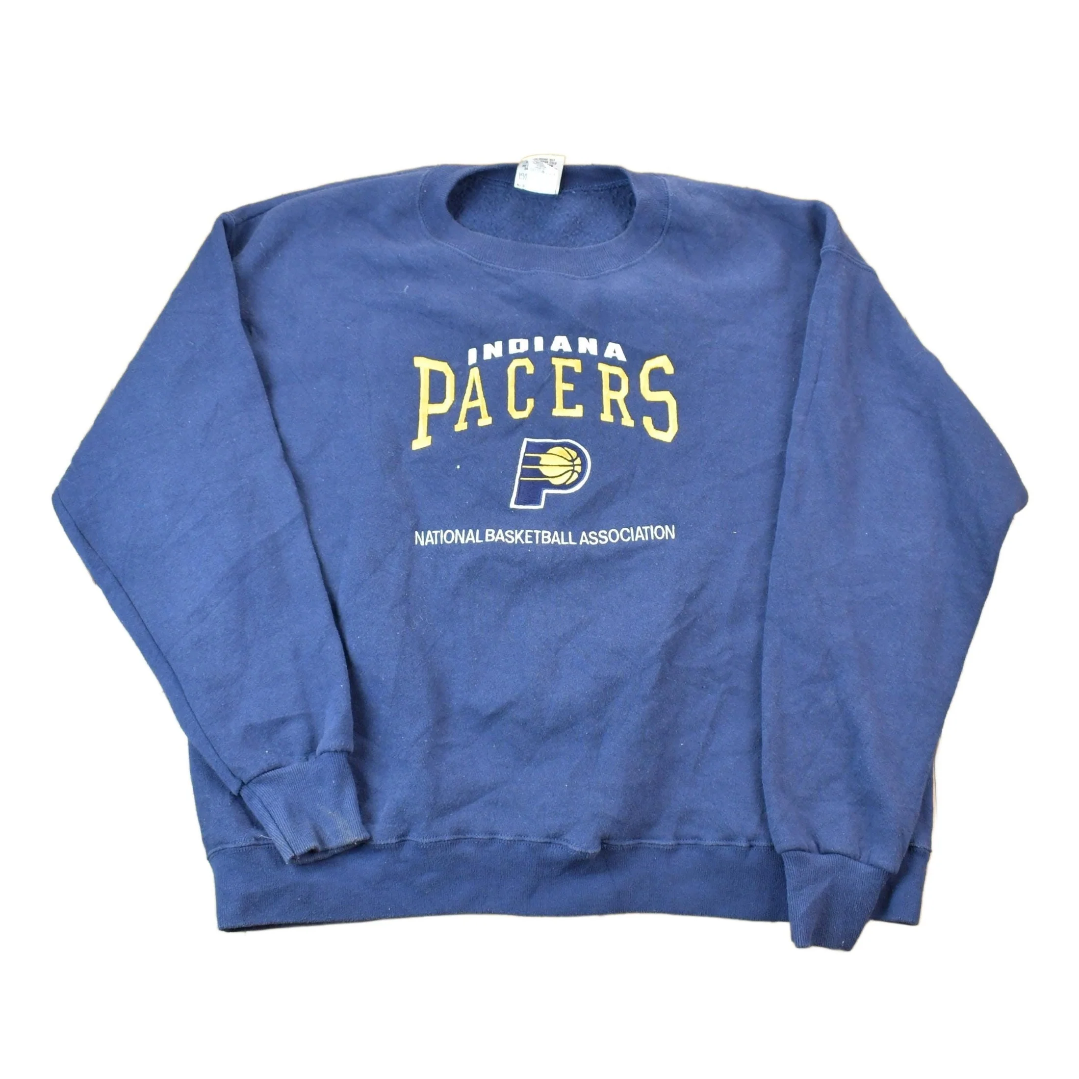 Vintage 1990s Indiana Pacers Nutmeg Mills NBA Crewneck Sweatshirt Men's Large