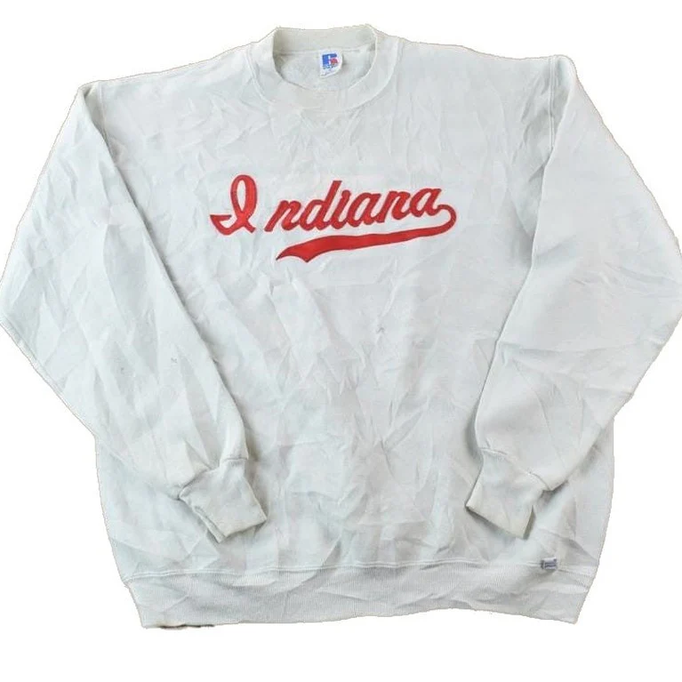 Vintage 1990s Indiana Russell Athletic University Collegiate Crewneck Men's XL