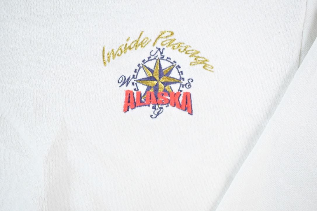 Vintage 1990s Inside Passage Alaska Crewneck Sweatshirt Men's Medium - Image 3
