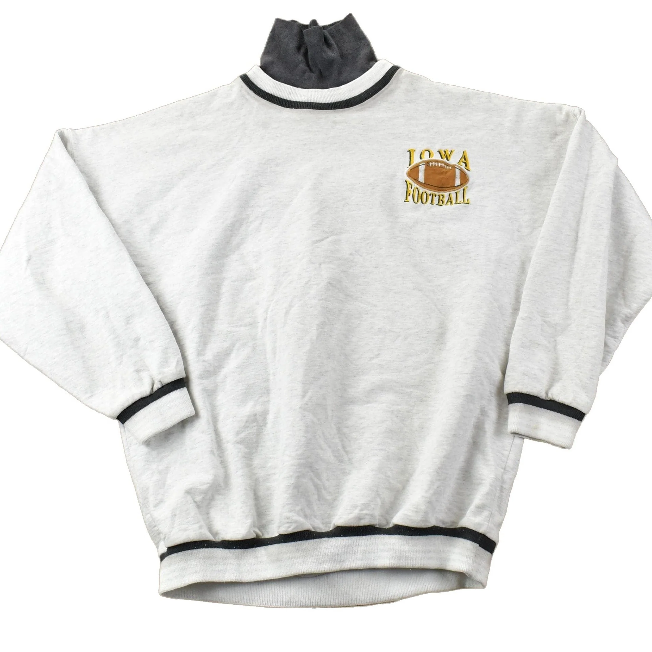 Vintage 1990s Iowa Football University Collegiate Crewneck Men's Large