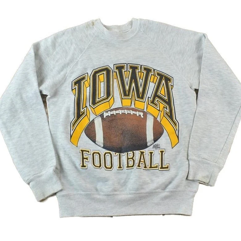 Vintage 1990s Iowa Football University Crewneck Men's XS-S