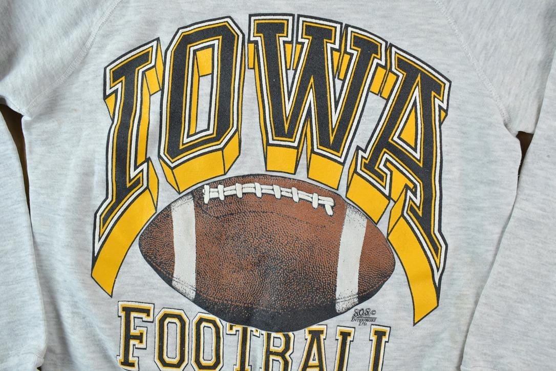 Vintage 1990s Iowa Football University Crewneck Men's XS-S - Image 3