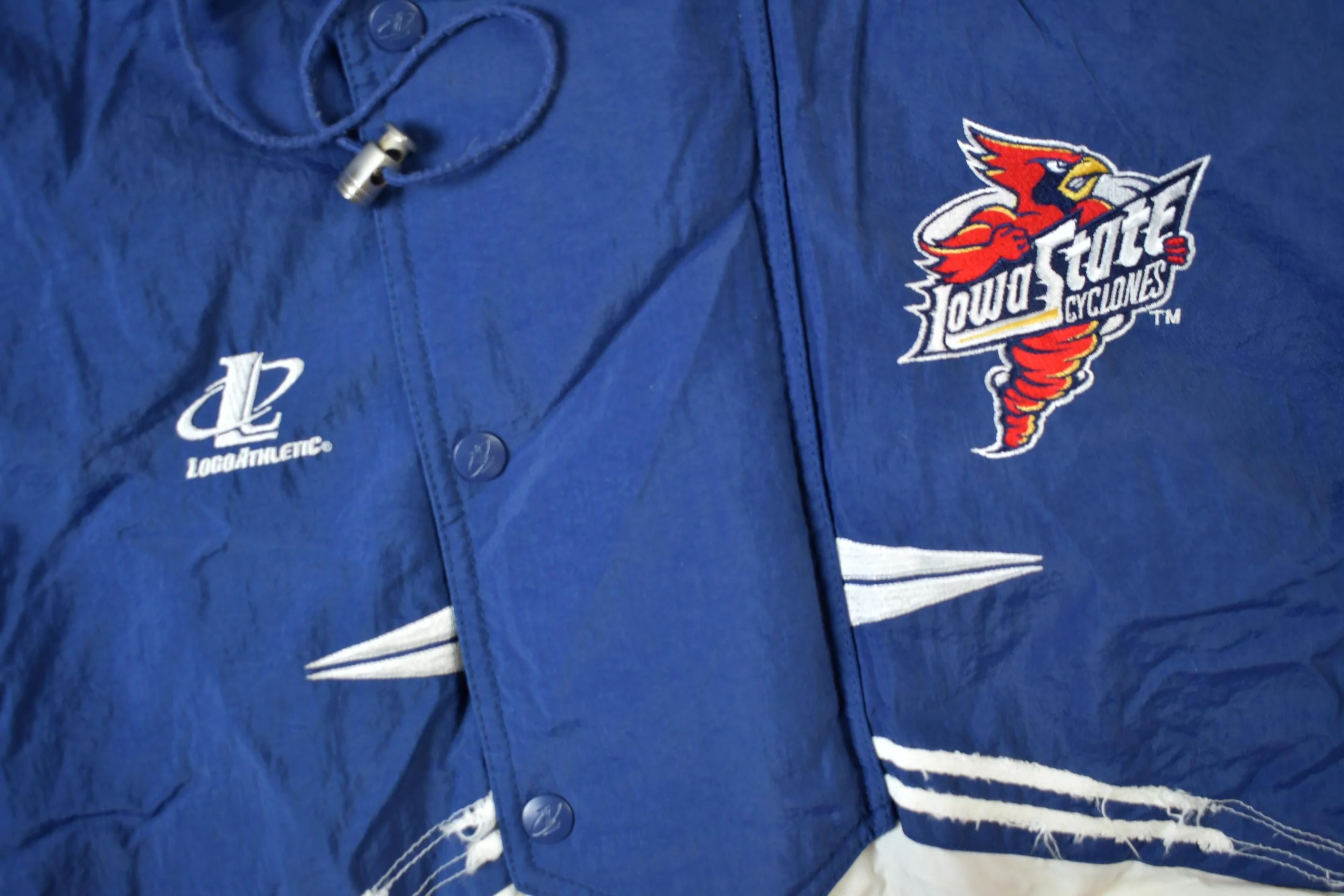 Vintage 1990s Iowa State Cyclones Collegiate NCAA Jacket Men's Large - Image 3