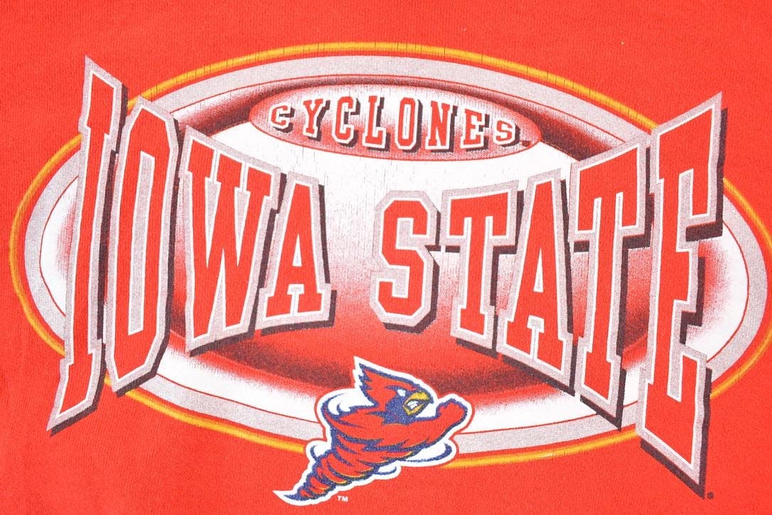 Vintage 1990s Iowa State Cyclones Pro Player University Crewneck Mens L - Image 3