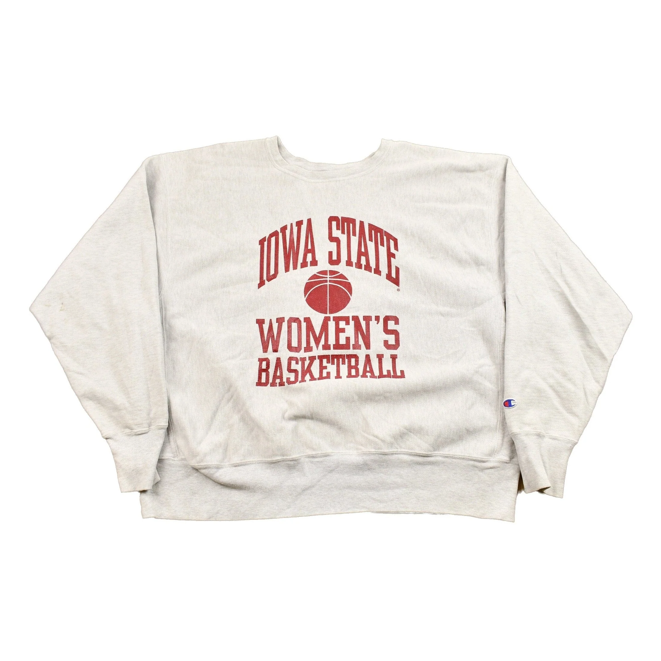Vintage 1990s Iowa State University Women's Basketball Collegiate Crewneck Men's 2XL