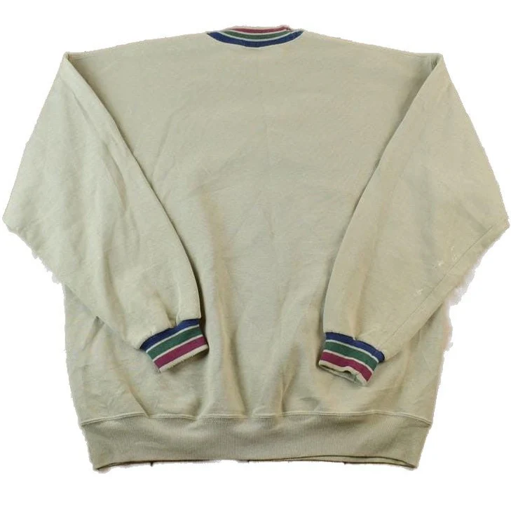 Vintage 1990s Iowa University Collegiate Crewneck Men's XL - Image 2