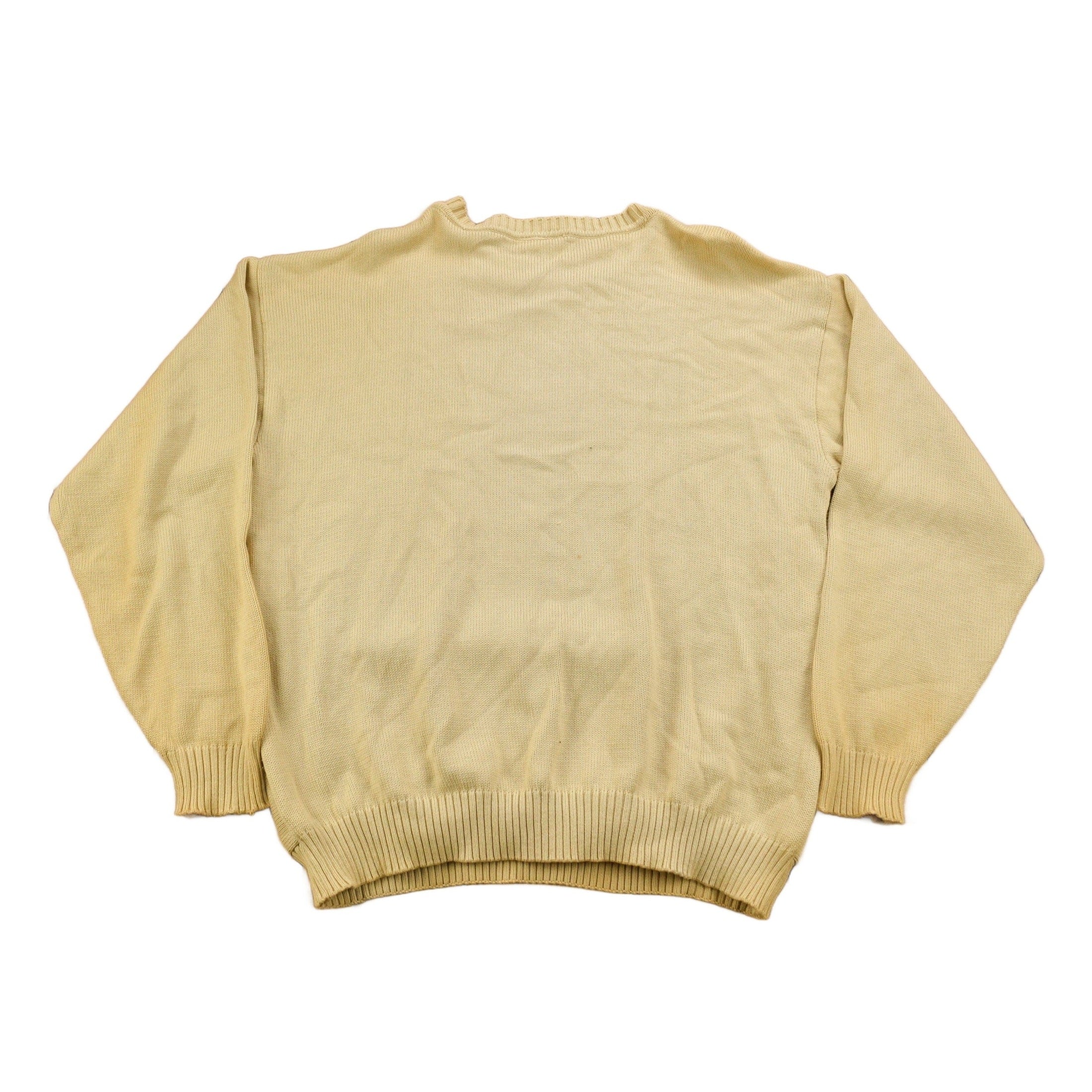 Vintage 1990s Irvine Park Knitted Crewneck Sweater Men's XL - Image 2
