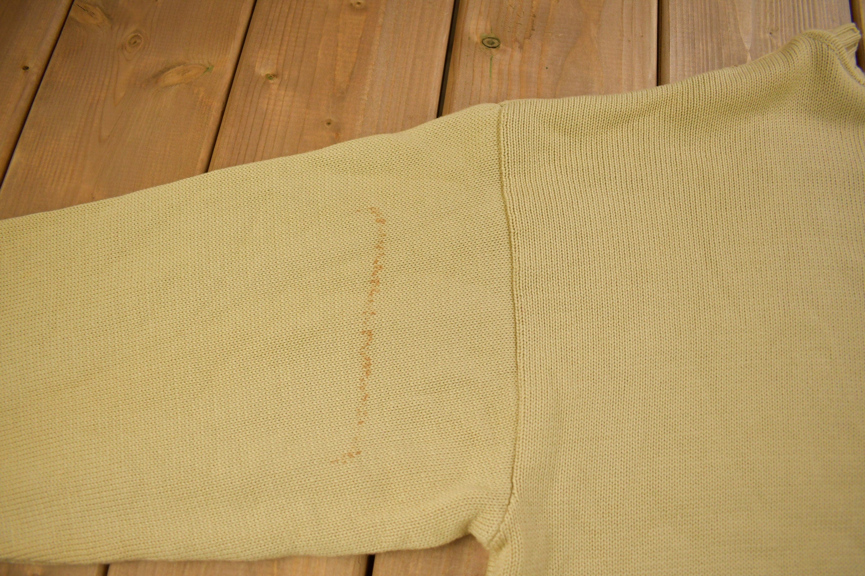 Vintage 1990s Irvine Park Knitted Crewneck Sweater Men's XL - Image 5