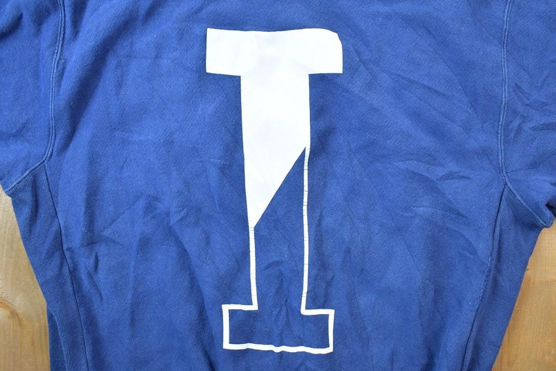 Vintage 1990s ITHACA College University Collegiate Crewneck Men's XL - Image 3