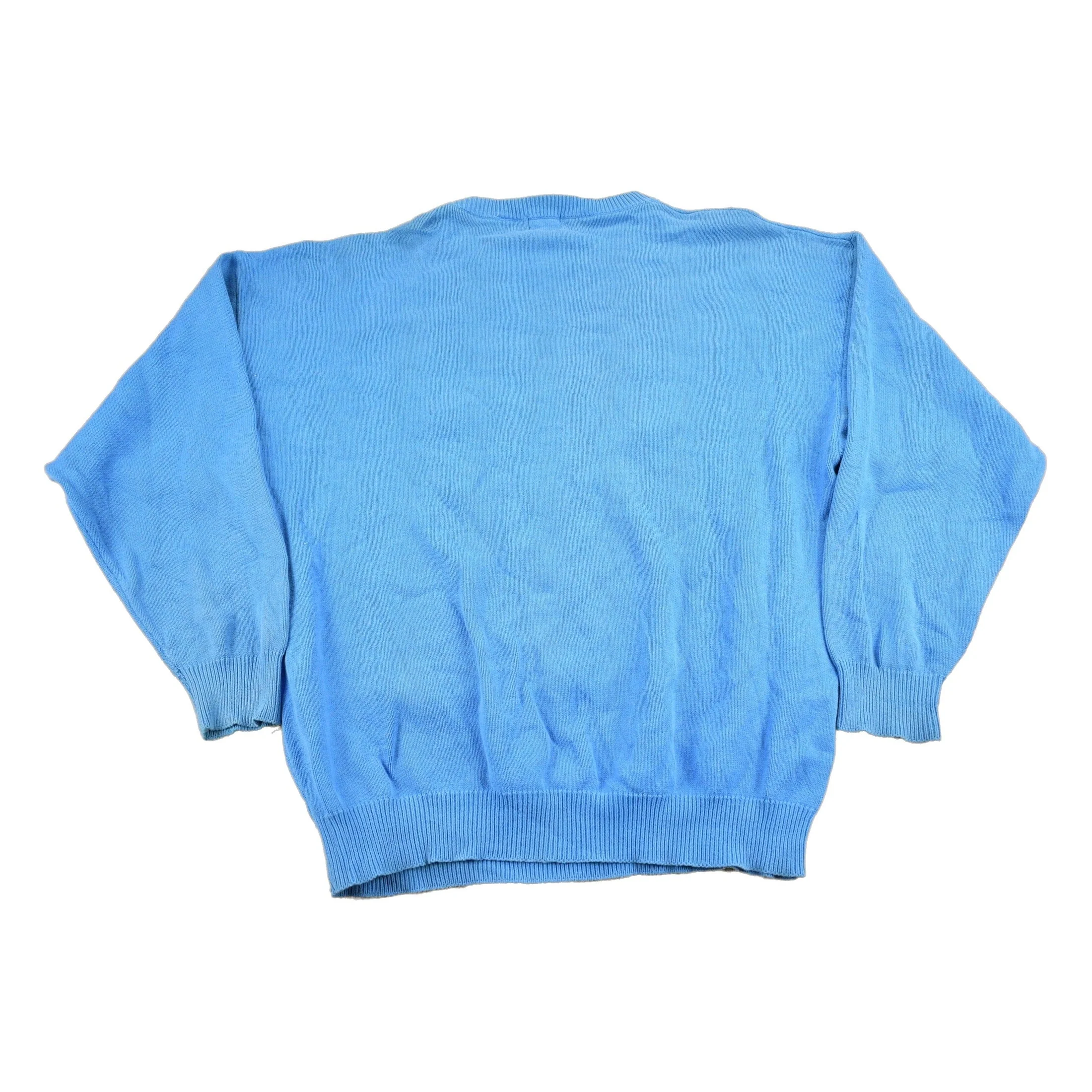 Vintage 1990s IZOD Golfing Theme Knitted Crewneck Men's XL - Image 2