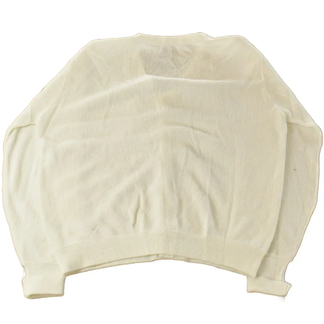 Vintage 1980s Izod Lacoste Knit Cardigan Sweater Men's XL - Image 2