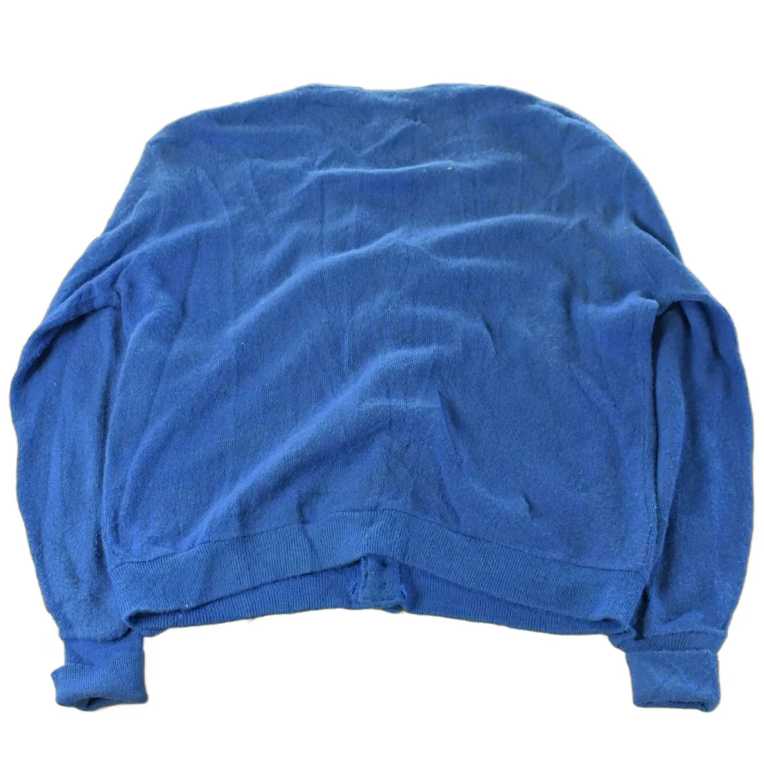 Vintage 1980s Izod Lacoste Knit Cardigan Sweater Men's Large - Image 2