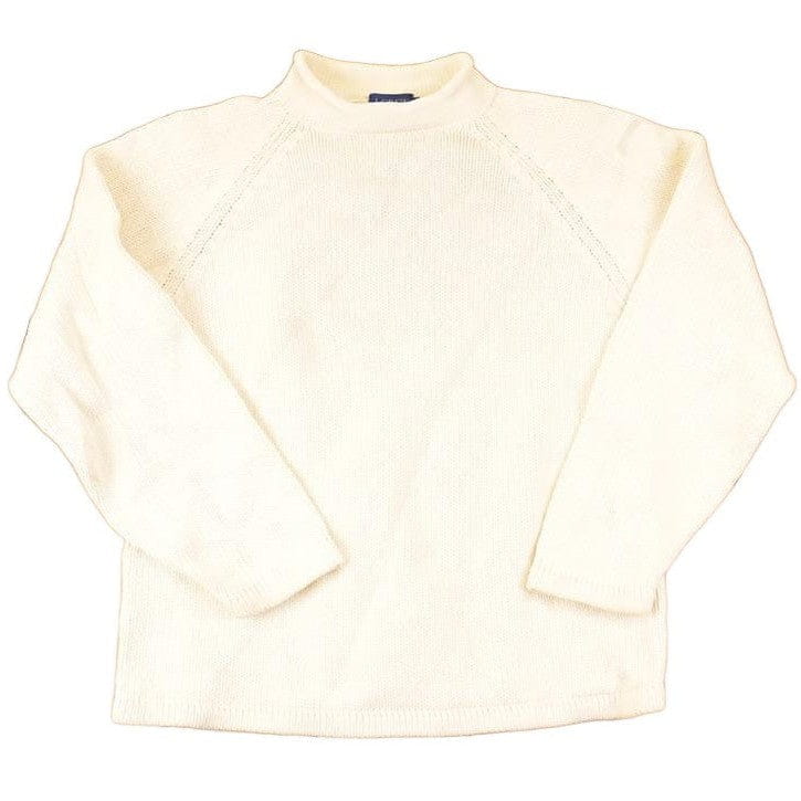 Vintage 1990s J Crew Tan Knit Mock Neck Sweater Men's L