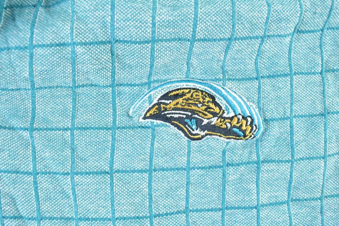 Vintage 1990s Jacksonville Jaguars University Collegiate Polo Shirt Men's XL - Image 4