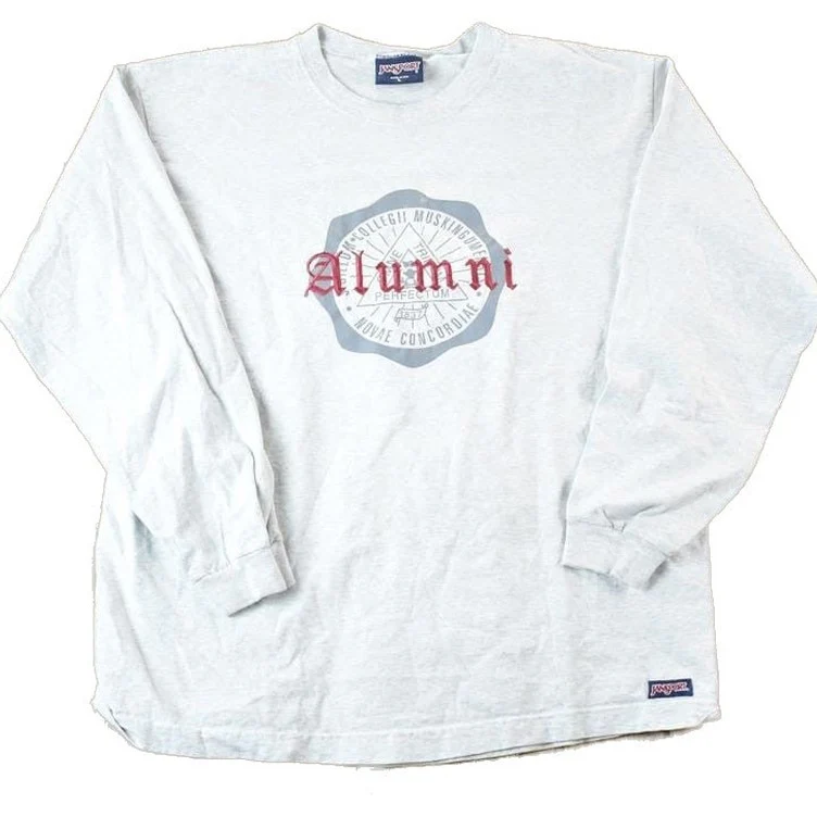 Vintage 1990s Jansport Alumni University Collegiate Long Sleeve T-Shirt Mens L