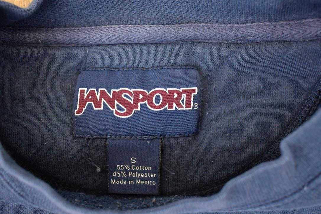 Vintage 1990s Jansport Bethel University Embroidered Crewneck Sweater Mens S - Image 5